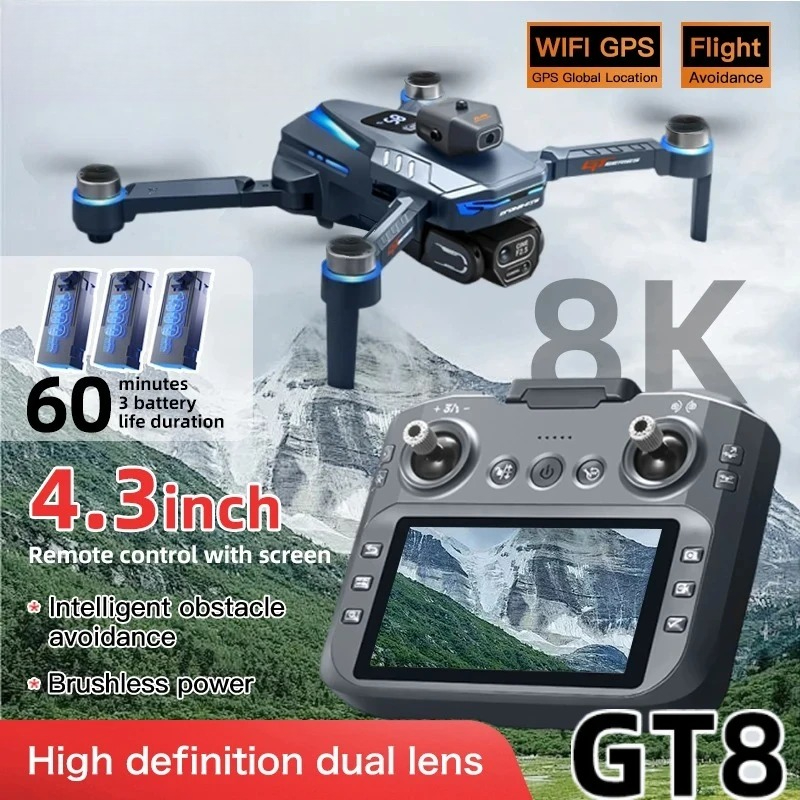 Jjrc Drone X12 - Drone Original GT8 8K Profissional com