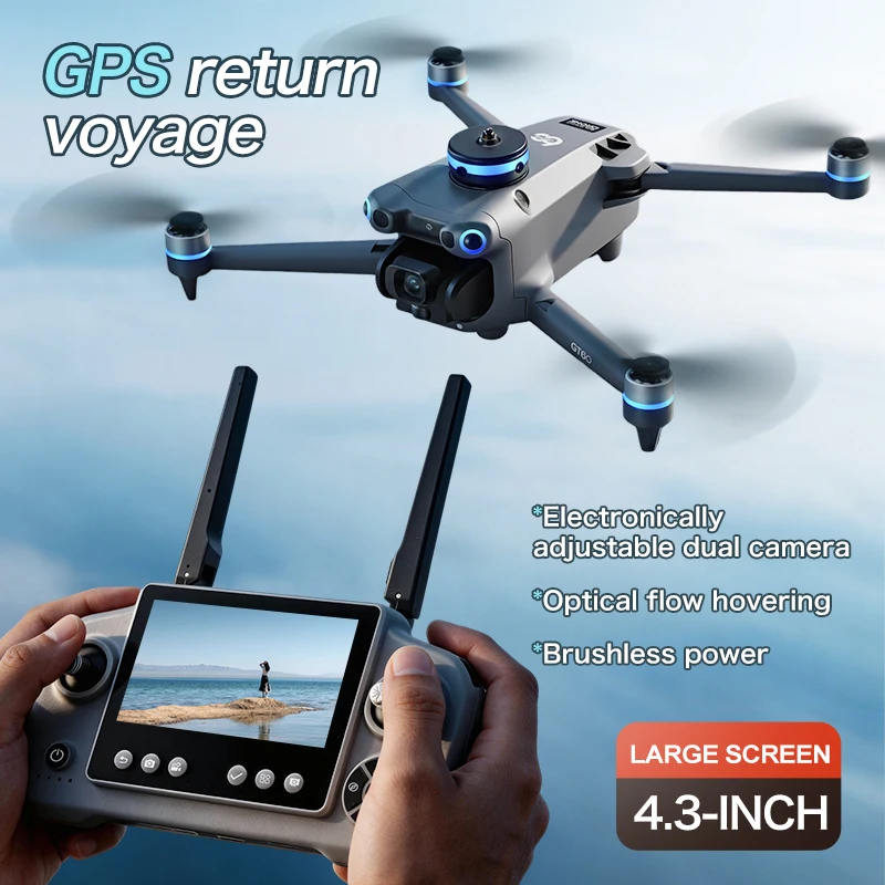 Drone com Câmera GT60 4K/6K/8K - Drone Gps Mount avaliação e preço