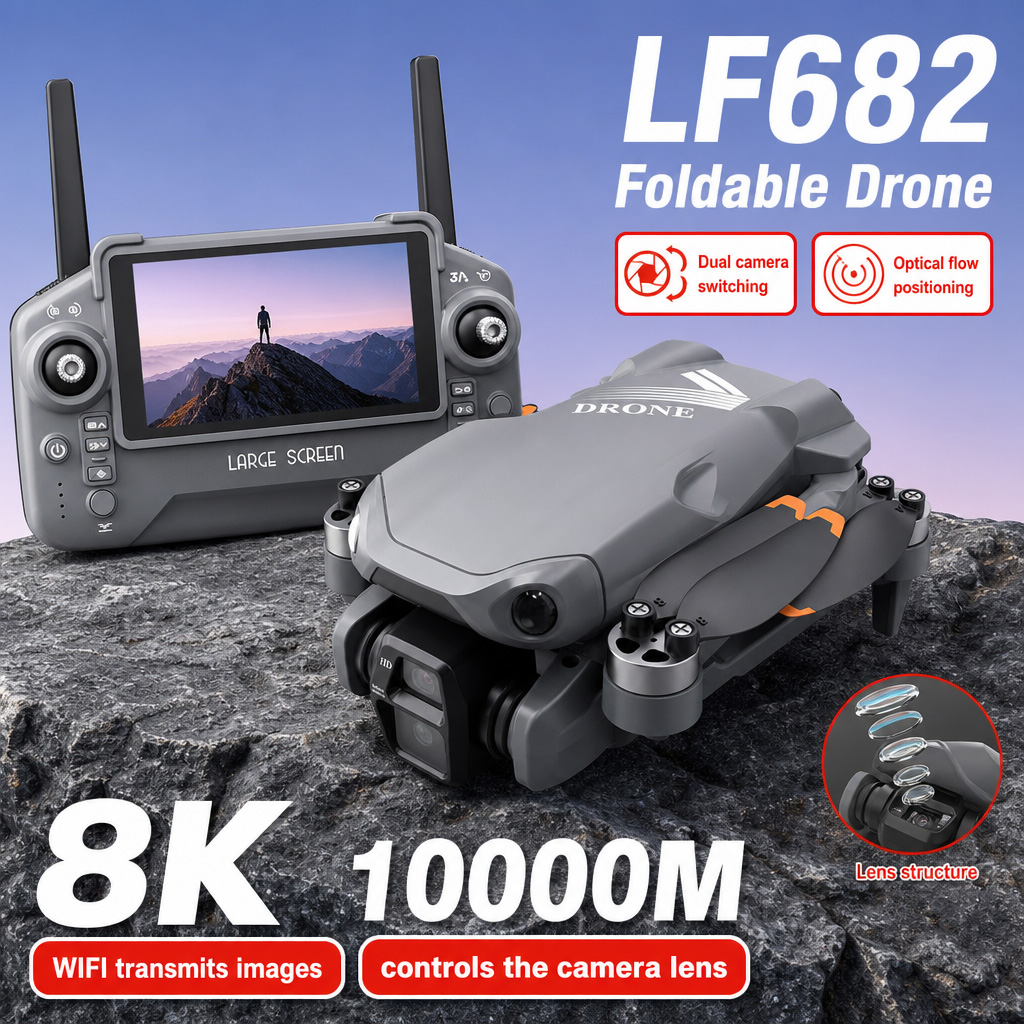 Drone Aéreo LF682 com Câmeras  - Drone Gps Mount avaliação e preço
