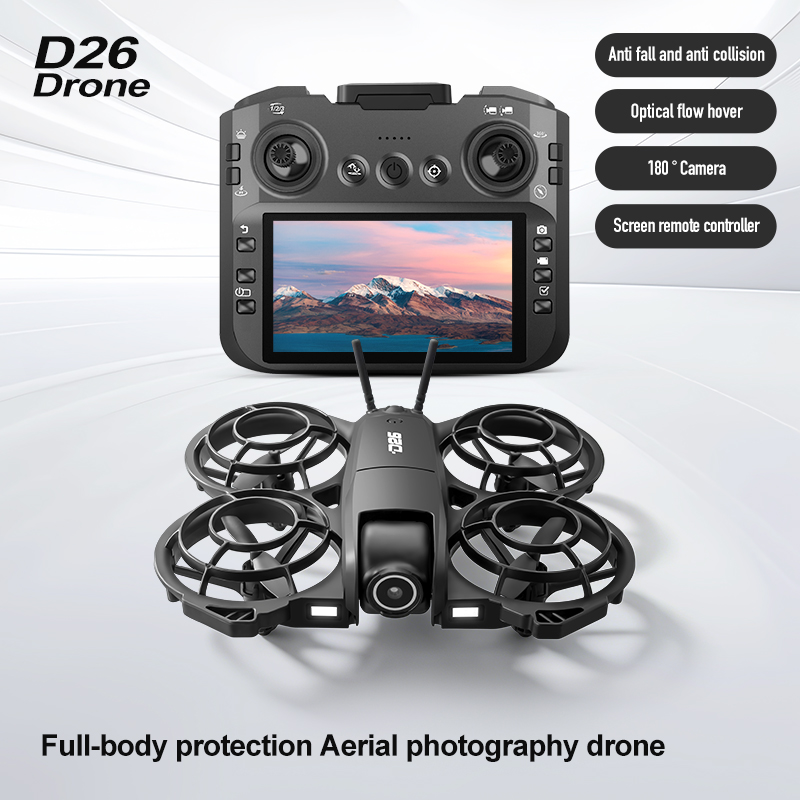 Drone D26 4K Aéreo HD 180 °    - Drone Gimbal avaliação e preço